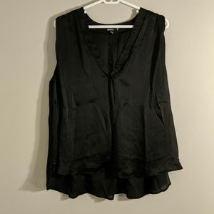 Valette black sleevless blouse